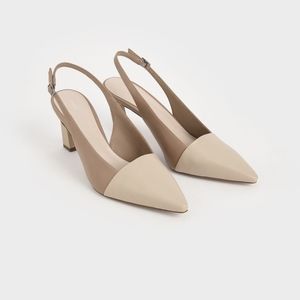 Charles&Keith sling back heel
